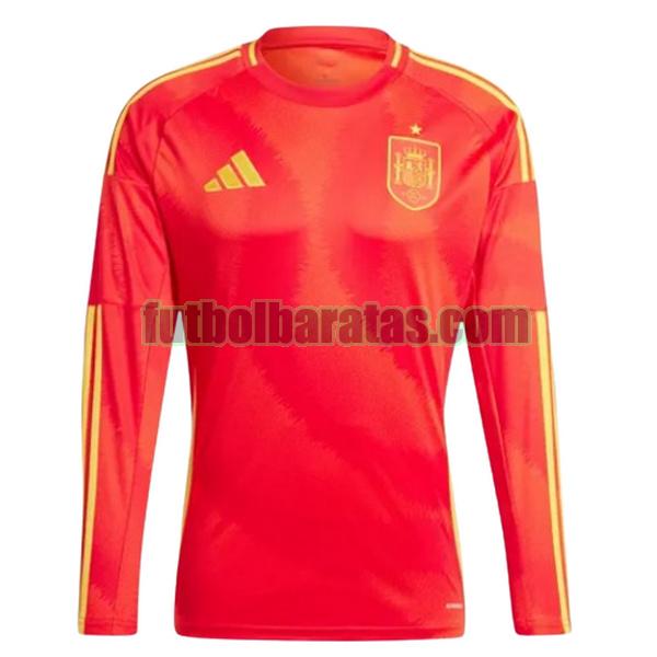 camiseta españa 2024 rojo primera ml