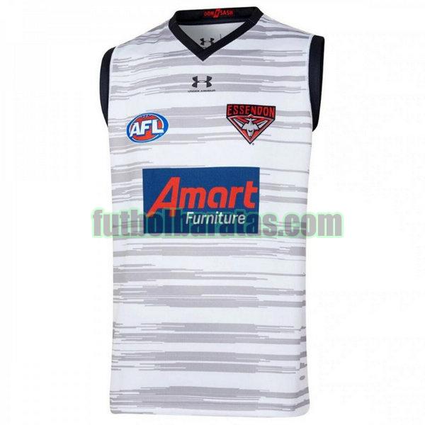 camiseta essendon bombers 2021 blanco formación