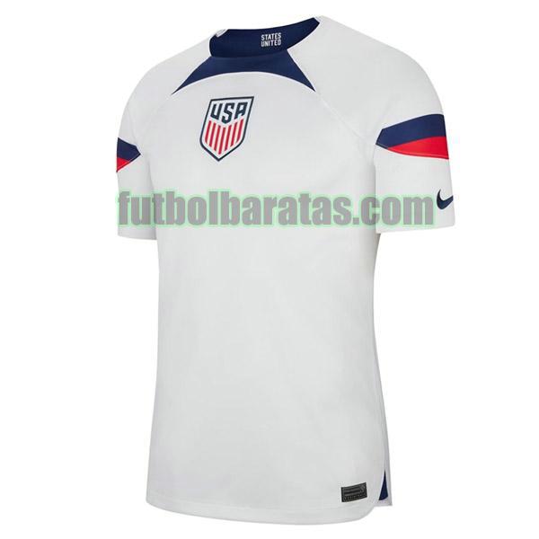 camiseta estados unidos 2022 blanco primera tailandia