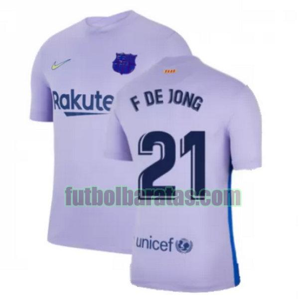 camiseta f de jong 21 barcelona 2021 2022 amarillo segunda