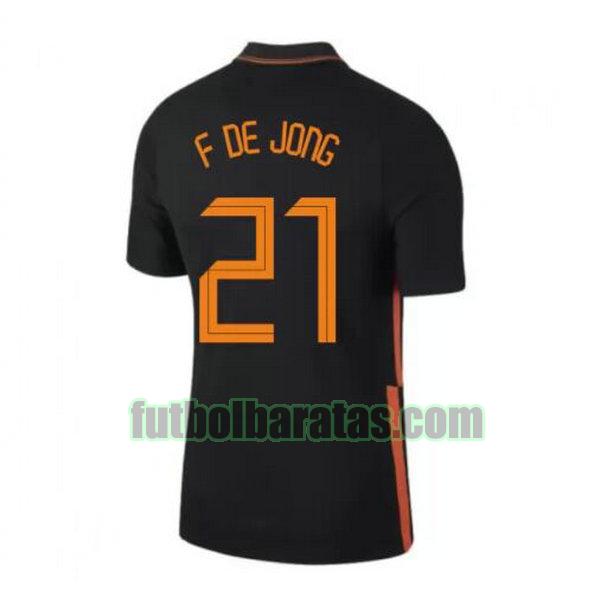 camiseta f de jong 21 holanda 2020 segunda