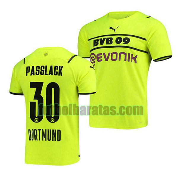 camiseta felix passlack 30 borussia dortmund 2021 2022 verde tercera