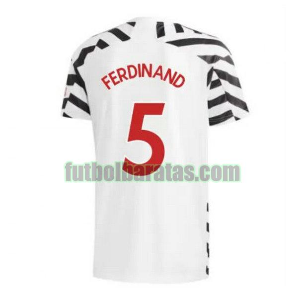 camiseta ferdinand 5 manchester united 2020-2021 tercera