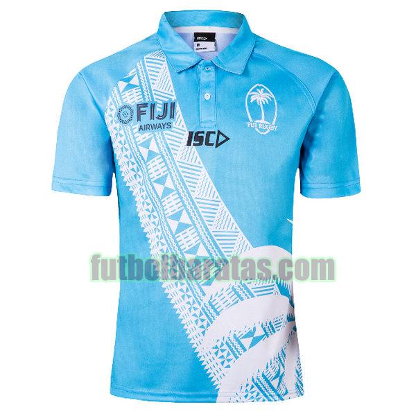 camiseta fiji 2019 azul 7s polo