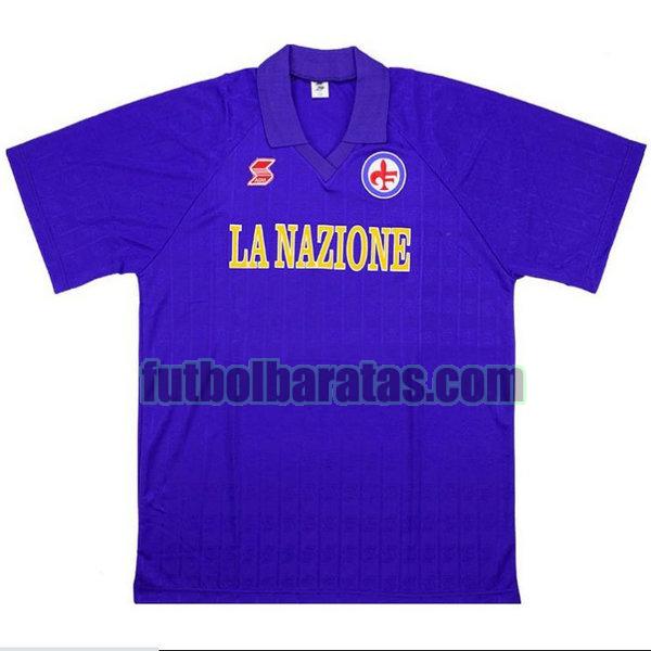 camiseta fiorentina 1989-1990 azul primera