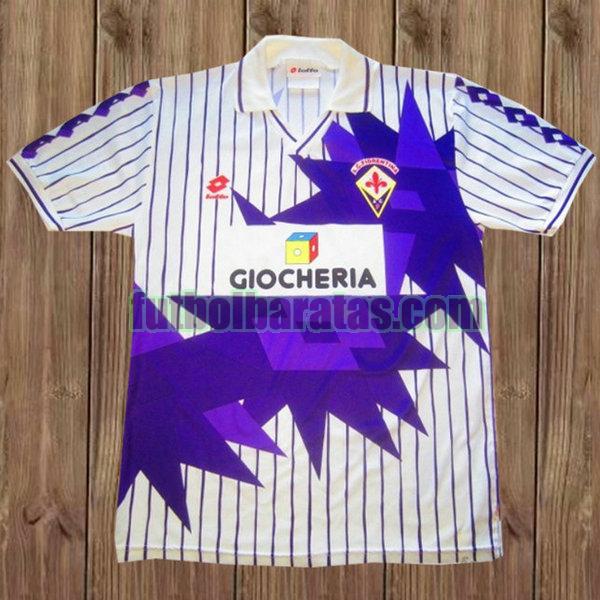 camiseta fiorentina 1991-1992 blanco segunda