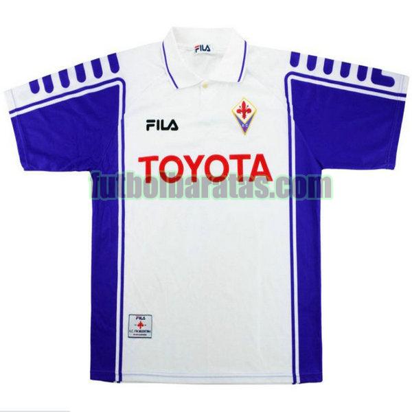 camiseta fiorentina 1999-2000 blanco segunda