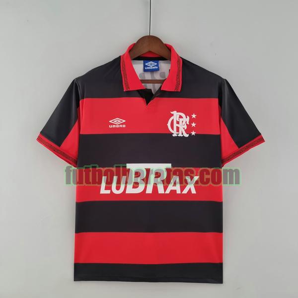 camiseta flamengo 1992 1993 azul negro primera