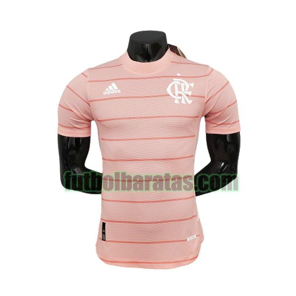 camiseta flamengo 2021 2022 rosa special edition player