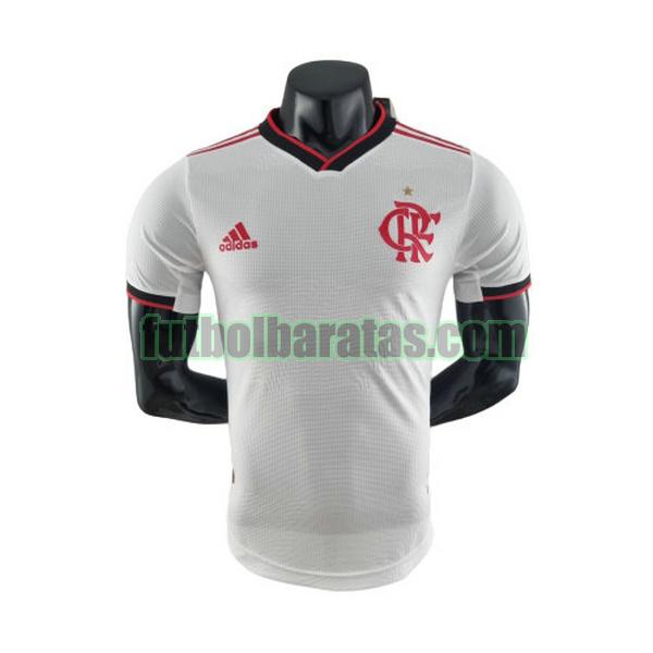 camiseta flamengo 2022 2023 blanco segunda player