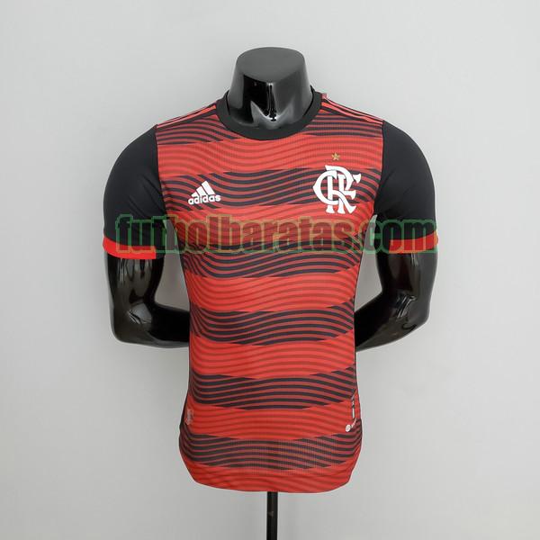 camiseta flamengo 2022 2023 rojo negro primera player