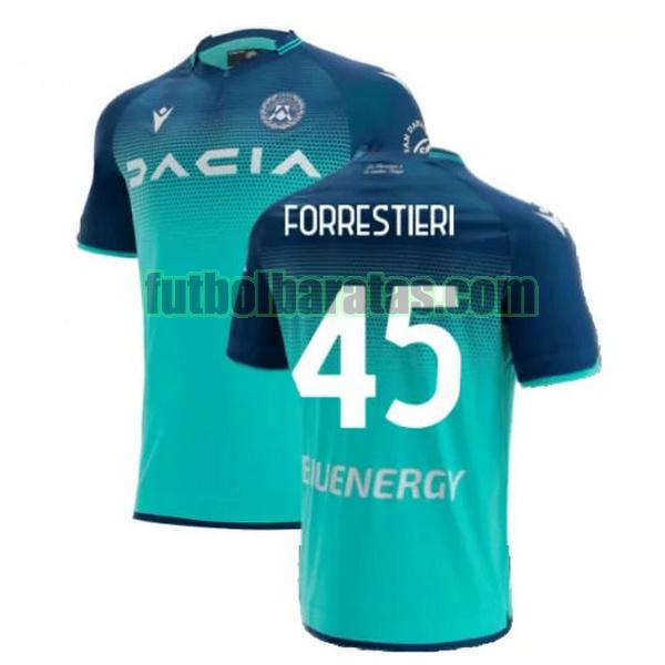 camiseta forrestieri 45 udinese 2021 2022 verde segunda