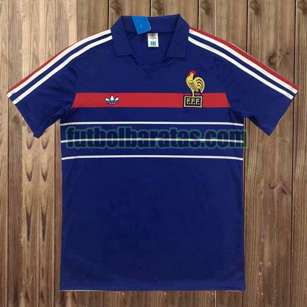 camiseta francia 1984 azul primera