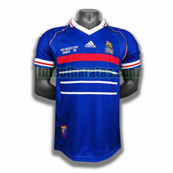 camiseta francia 1998 azul primera player