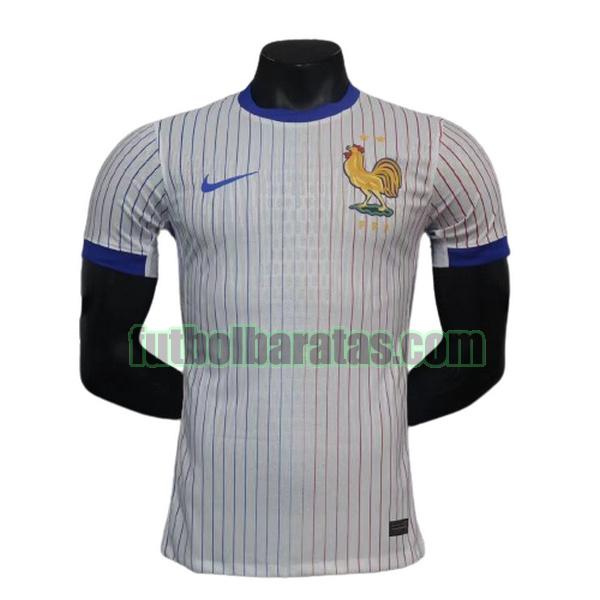 camiseta francia 2024 blanco segunda player