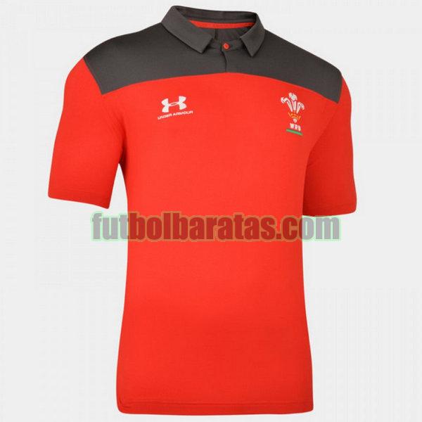 camiseta gales 2019-2020 rojo polo