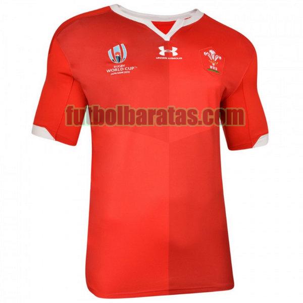 camiseta gales 2019-20 rojo primera
