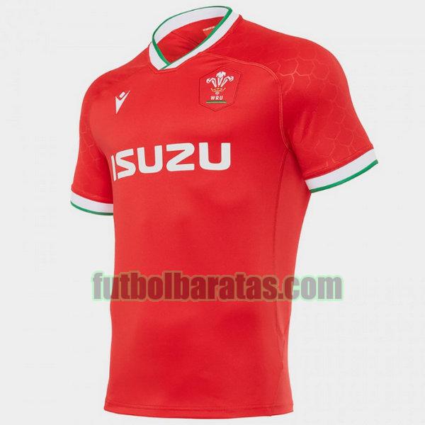 camiseta gales 2021-22 rojo primera