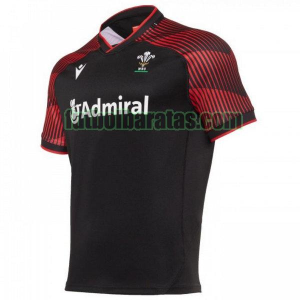 camiseta gales 2021 negro segunda