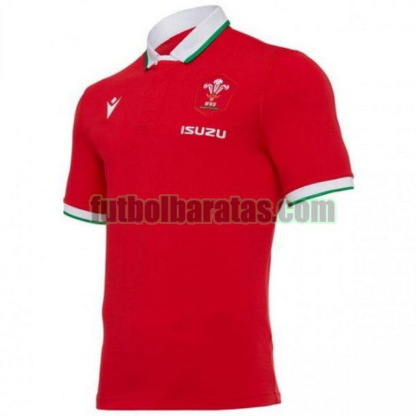 camiseta gales 2021 rojo polo