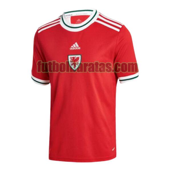 camiseta gales 2022 rojo swnt primera