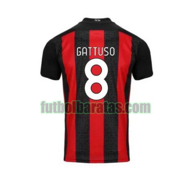 camiseta gattuso 8 ac milan 2020-2021 primera