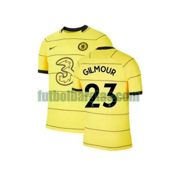 camiseta gilmour 23 chelsea 2021 2022 amarillo tercera