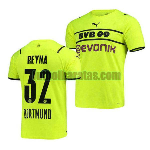 camiseta giovanni reyna 32 borussia dortmund 2021 2022 verde tercera