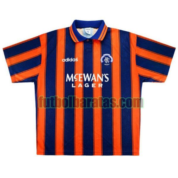 camiseta glasgow rangers 1993-1994 naranja segunda