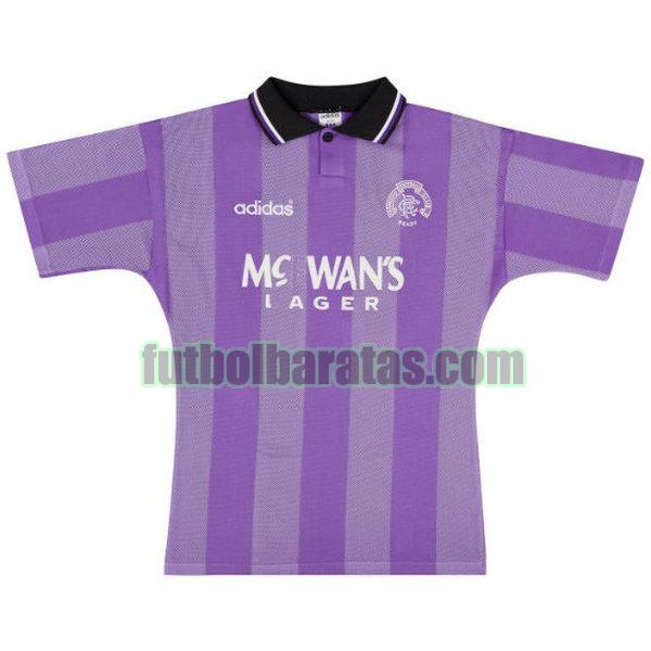 camiseta glasgow rangers 1994-1995 purpura tercera