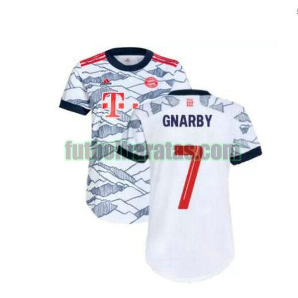 camiseta gnarby 7 bayern munich 2021 2022 gris tercera