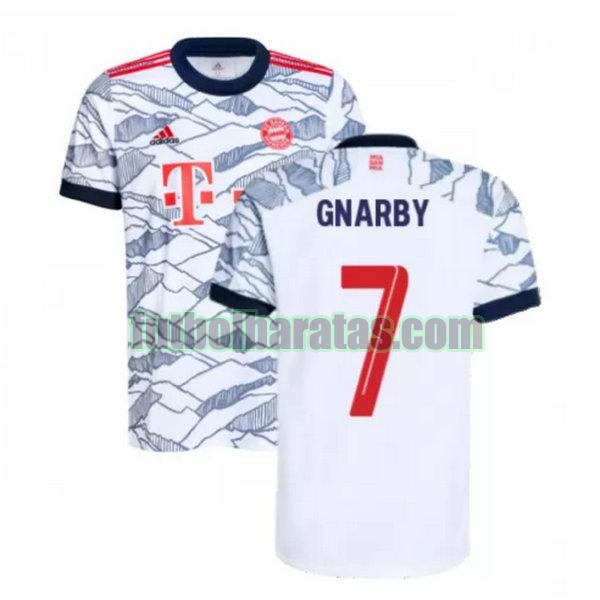 camiseta gnarby 7 bayern munich 2021 2022 negro tercera