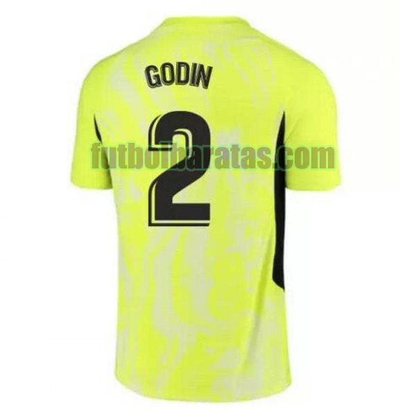 camiseta godin 2 atletico madrid 2020-2021 verde tercera