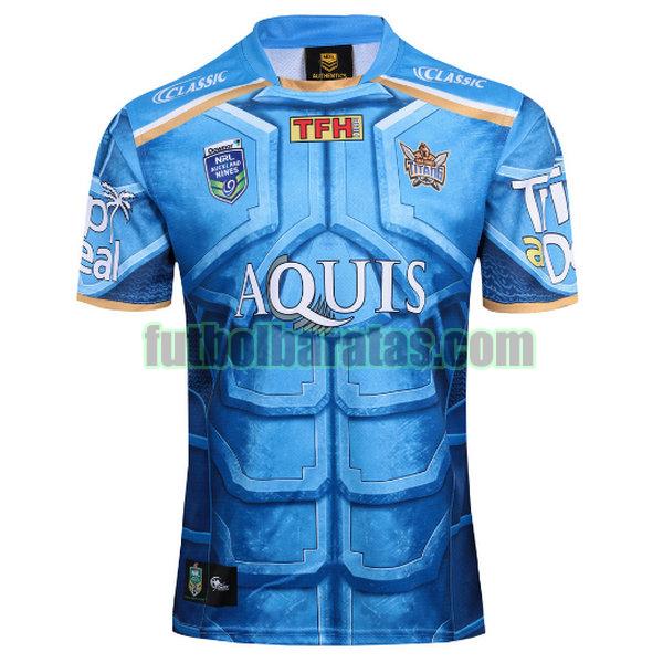 camiseta gold coast titans 2017-2018 azul special edition