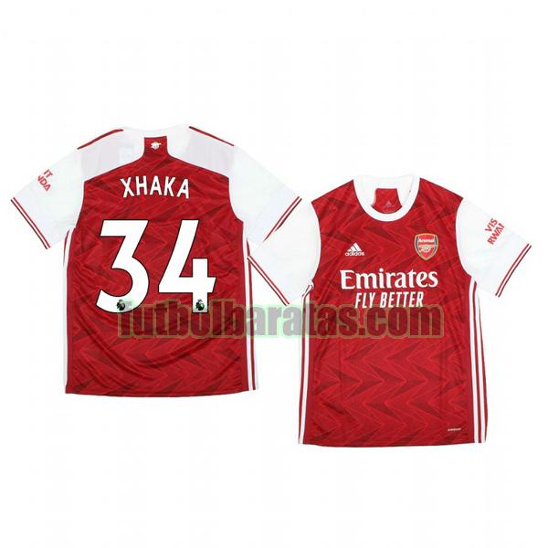 camiseta granit xhaka 34 camiseta arsenal 2020-2021 primera