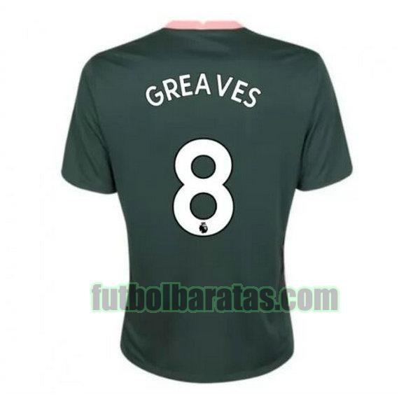 camiseta greaves 8 tottenham 2020-2021 segunda