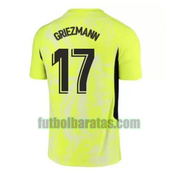 camiseta griezmann 17 atletico madrid 2020-2021 verde tercera