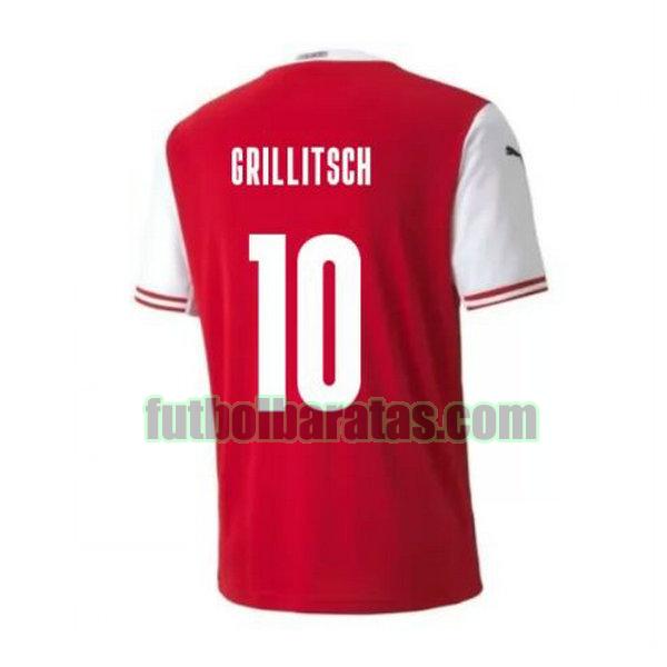 camiseta grillitsch 10 austria 2021 primera