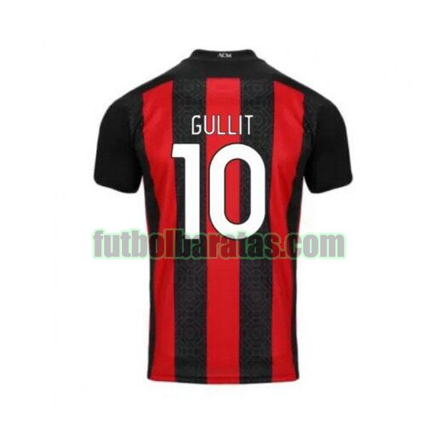 camiseta gullit 10 ac milan 2020-2021 primera