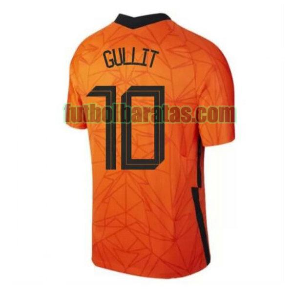 camiseta gullit 10 holanda 2020 primera