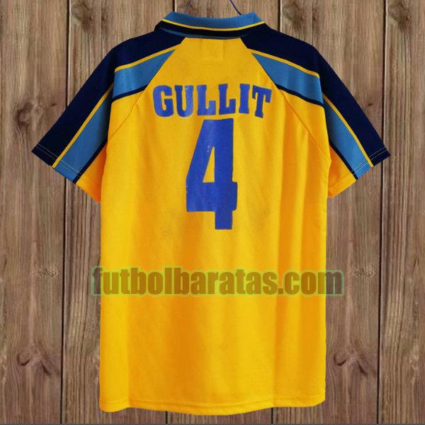 camiseta gullit 4 chelsea 1996-1997 amarillo segunda