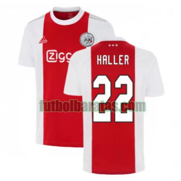 camiseta haller 22 ajax 2021 2022 rojo blanco primera