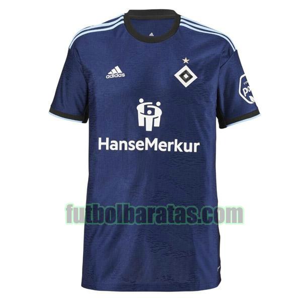 camiseta hamburger sv 2022 2023 azul tercera tailandia