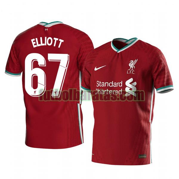 camiseta harvey elliott 67 camiseta liverpool 2020-2021 primera