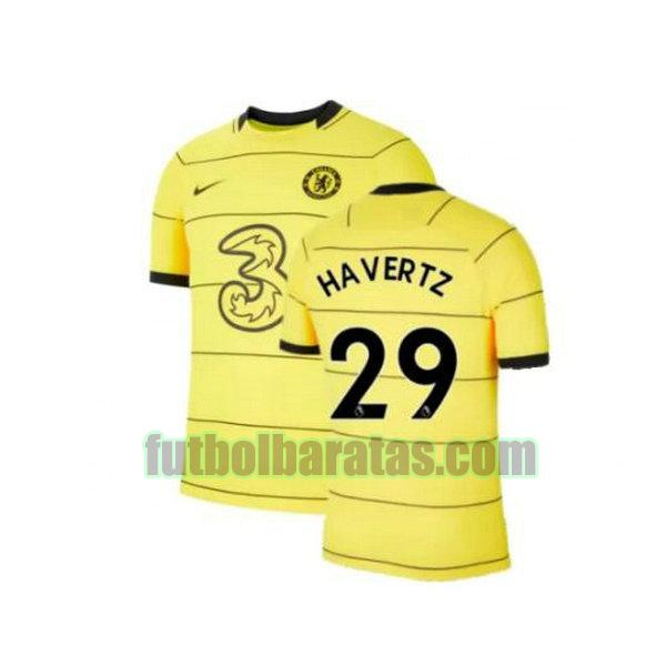 camiseta havertz 29 chelsea 2021 2022 amarillo tercera