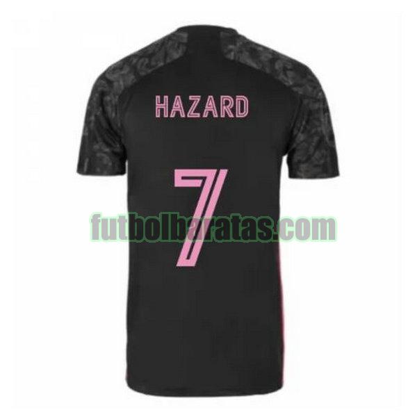 camiseta hazard 7 real madrid 2020-2021 negro tercera