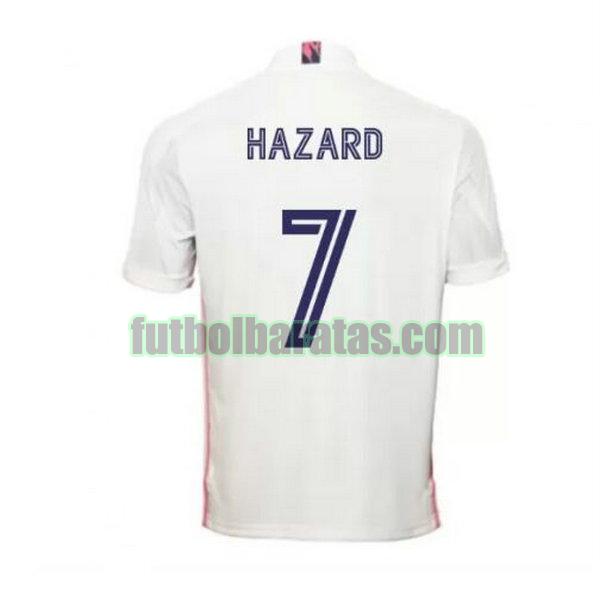camiseta hazard 7 real madrid 2020-2021 primera