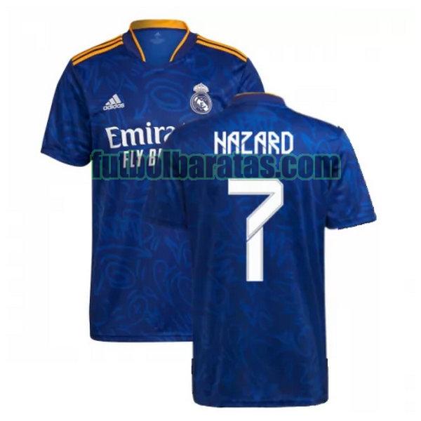 camiseta hazard 7 real madrid 2021 2022 azul segunda