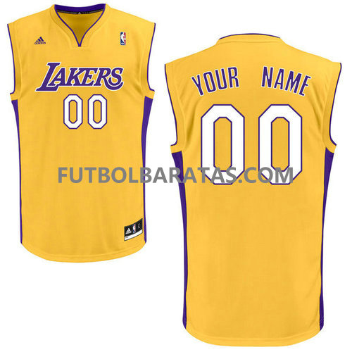 camiseta hecho medida 00 los angeles lakers 2017 amrillo