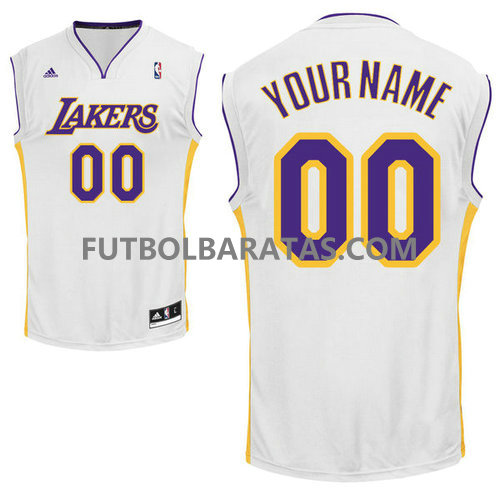 camiseta hecho medida 00 los angeles lakers 2017 blanc